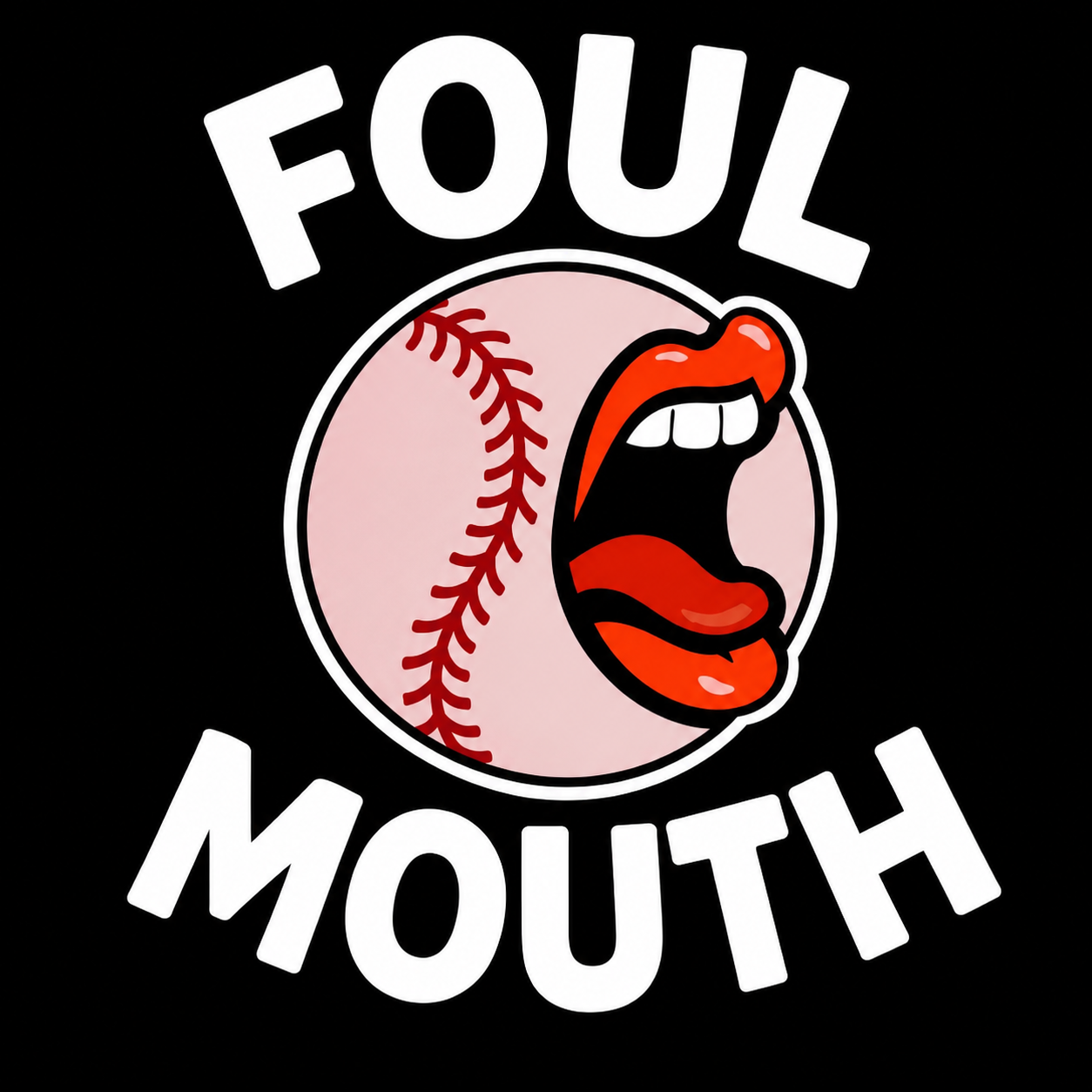 Foul Mouth Baseball badge